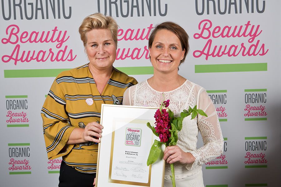 Bruns frisörer årets hårvårdsserie organic beauty awards
