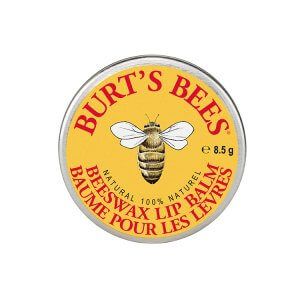 burts bees beeswax lip balm tin