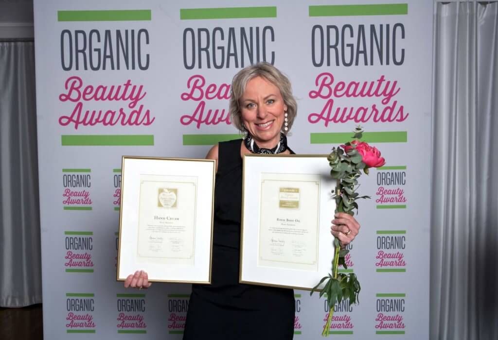 Organic Beauty Awards 2019 Bästa Kroppsolja Årets Produkt Maria Åkerberg