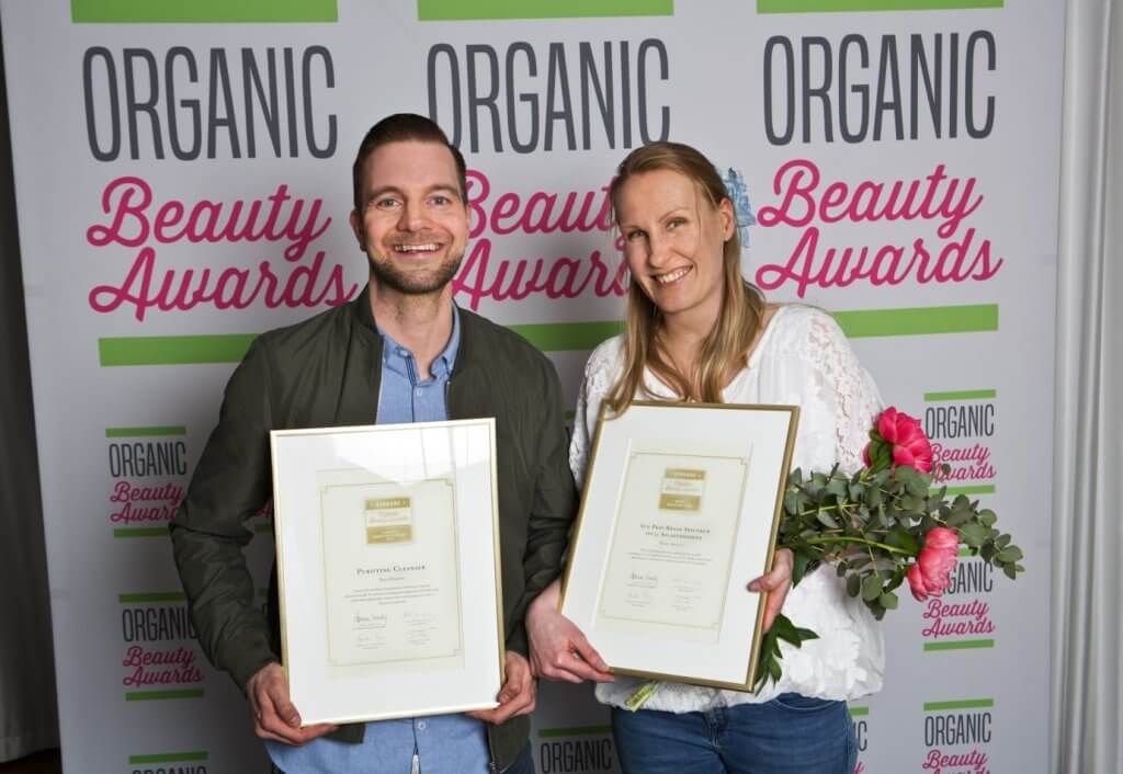 Organic Beauty Awards 2019 Bästa Solprodukt Hynt Beauty Bästa Ansiktsrengöring Tata Harper