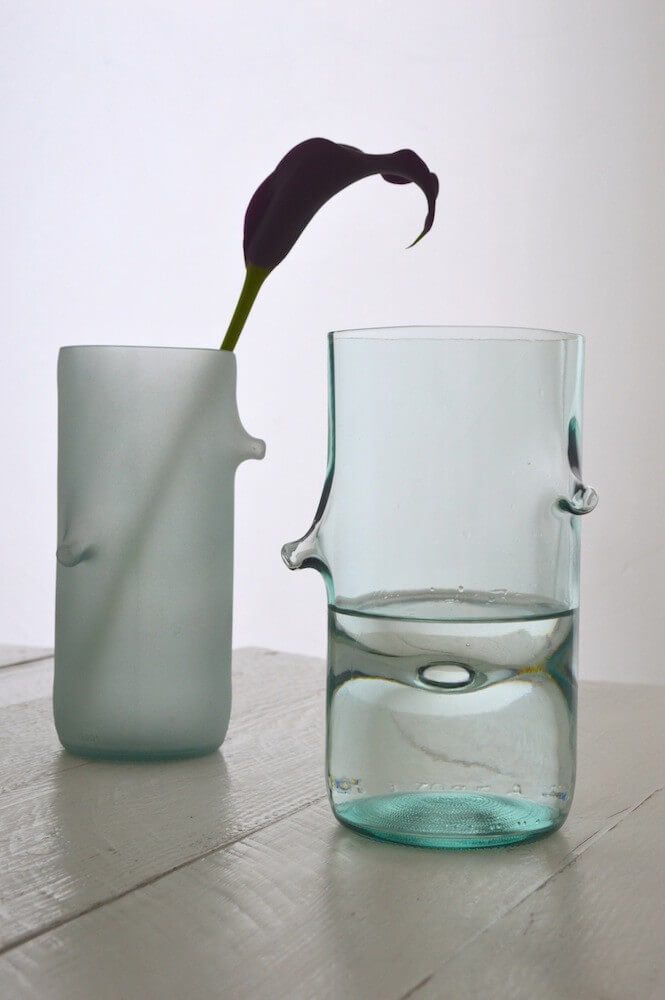 vase recycled glass