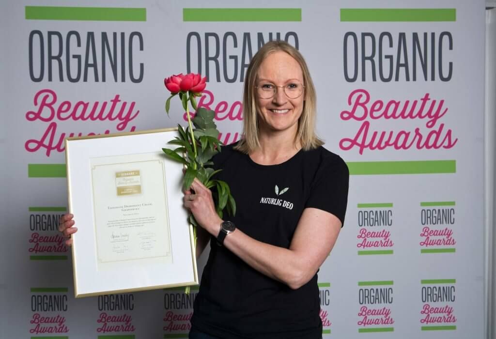 Organic Beauty Awards 2019 Bästa Deodorant Naturlig Deo
